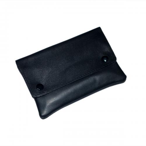 Dr Plumb Soft Leather Button Handrolling Tobacco Pouch