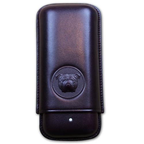 Dunhill Bulldog Cigar Case Robusto - Purple - Fits 2 Cigars