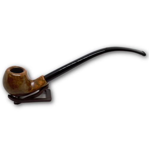 Passatore Churchwarden 26cm Acrylic Light Brown Bent Pipe (PASSA4)