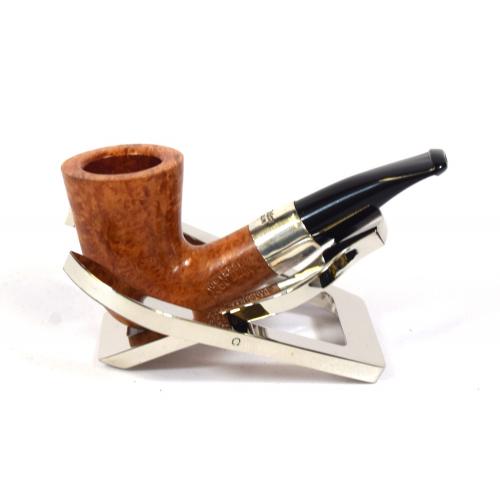 Peterson Outdoor Natural Calabash Silver Mounted Fishtail Pipe (PE1169A)  - End of Line