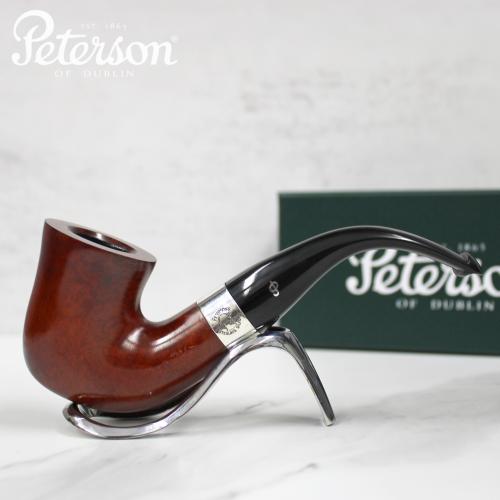 Peterson Sherlock Holmes Original Terracotta Silver Mounted P Lip Pipe (PE1592)