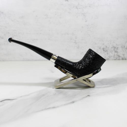 Peterson Cara Ebony 268 Silver Mounted Fishtail Pipe (PE1922) - End of Line