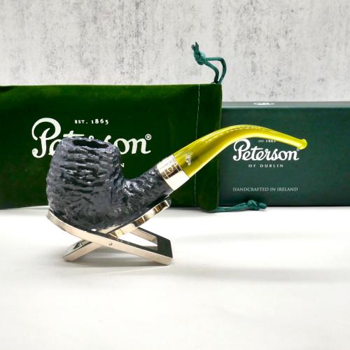 Peterson Atlantic 68 Rustic Blue & Green Bent Fishtail Pipe (PE2277) - End of Line