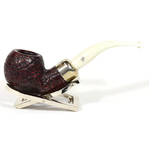Peterson 2017 Christmas Rustic Bent 003 9mm Filter Fishtail Pipe (PE282)