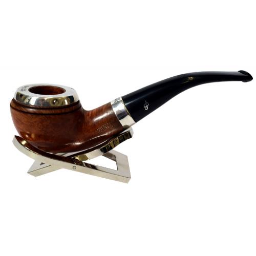 Peterson Silver Cap Silver Mounted Natural 999 Fishtail Pipe (PE900) - End of Line
