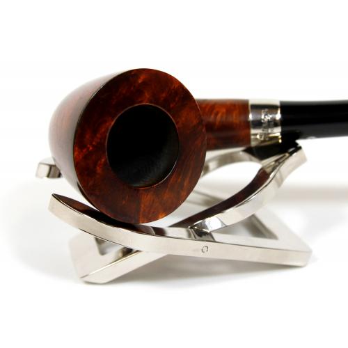 Peterson Churchwarden D15 Smooth Nickel Mounted Fishtail Pipe (PEC159)