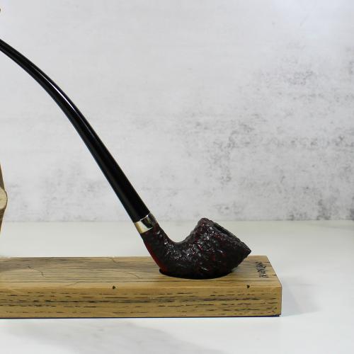 Peterson Churchwarden D6 Rustic Nickel Mounted Fishtail Pipe (PEC230)