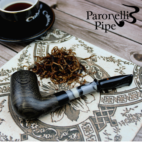 Ariberto Paronelli Morta Bog Oak Fishtail Pipe (ART282)