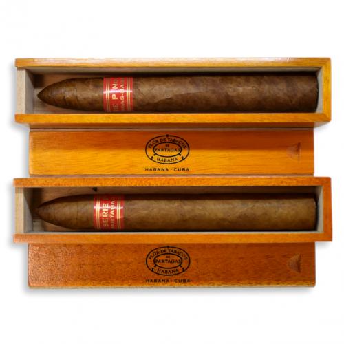 CLEARANCE! Partagas Serie P No. 2 Cigar - Presented in Slide Lid Coffin Box - 2 Cigars
