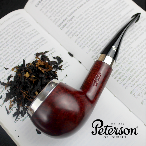 Peterson Red Silver Cap 408 P Lip Pipe (PE474) - End of Line