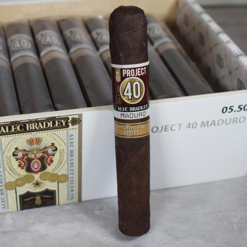 Alec Bradley Project 40 Maduro Robusto Cigar - 1 Single