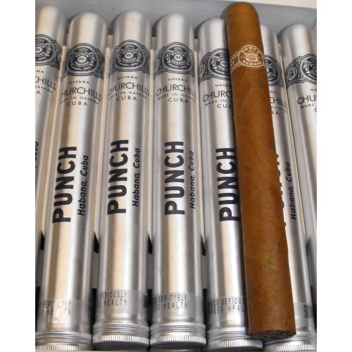 Punch Churchill Tubed Cigar - Box of 25 (Discontinued)