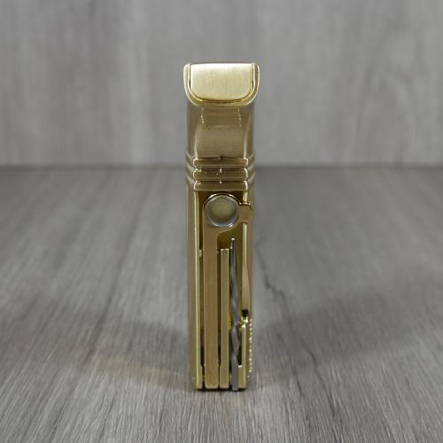 Adorini Puroso Double Jet Gold-Plated Solingen Blade Lighter (AD015)