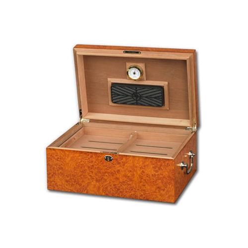 Enterprise Tuscany - Burl Humidor -Â­ 100 Cigar Capacity