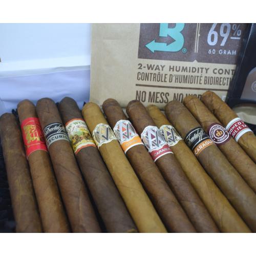 Quick Puff Selection Gift Box Sampler - 11 Cigars