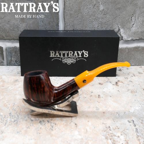 Rattrays Handmade 2 Triskele 3 Smooth 9mm Filter Fishtail Pipe (RA658)