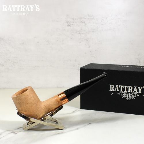 Rattrays Distillery 109 Sandblast Natural 9mm Filter Fishtail Pipe (RA1199)