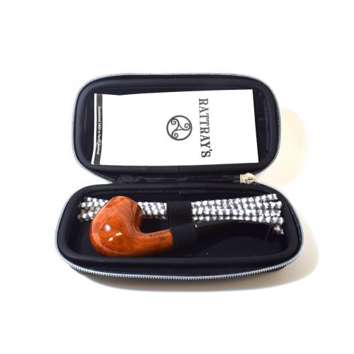 Rattrays Joy Meerschaum Light 8 Fishtail Pipe - Case and Accessories (RA1204)