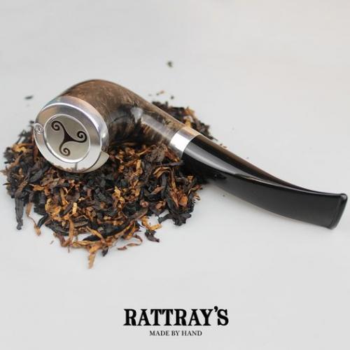 Rattrays Helmet 137 Grey 9mm Filter Fishtail Pipe (RA1073)