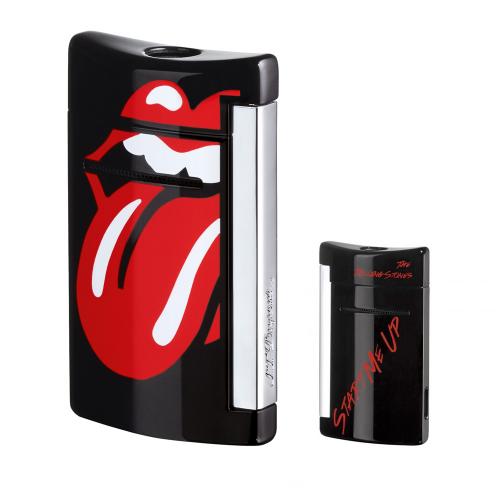 ST Dupont MiniJet Lighter - Rolling Stones - Black