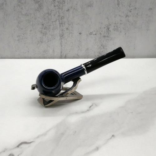 Savinelli Arcobaleno Blue 207 Smooth 9mm Filter Fishtail Pipe (SAV1477)