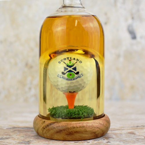 Golf Ball On Tee Mini Whisky Decanter (Stylish Whisky) - 40% 100ml