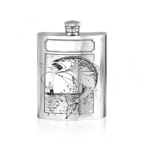 6oz Pewter Hip Flask - SF204