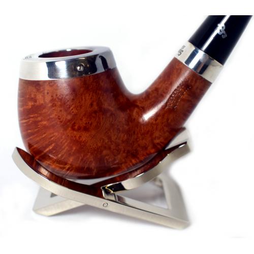 Peterson Silver Cap Silver Mounted Natural 68 P/Lip Pipe (PE588) - End of Line
