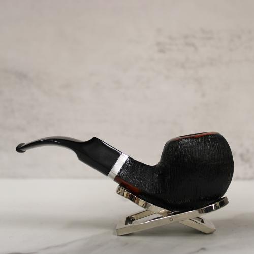 Stanwell Brushed Black 15 Fishtail 9mm Pipe (ST092) - END OF LINE