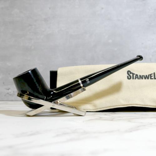 Stanwell Black Diamond Polished 107 Fishtail Pipe (ST185) - END OF LINE