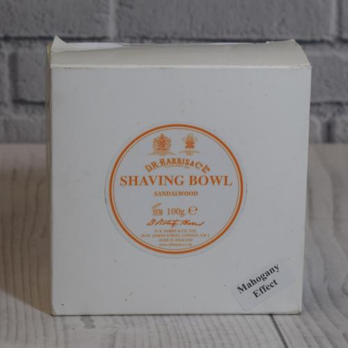 D R Harris & Co Ltd Sandalwood Shaving Soap Mahogany Bowl - 100g