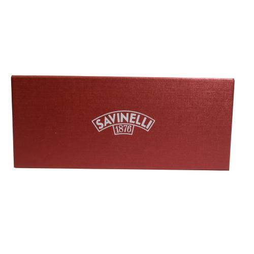 Savinelli Infinito No 196/200 Sandblast 6mm Filter Straight Fishtail Pipe (SAV381)