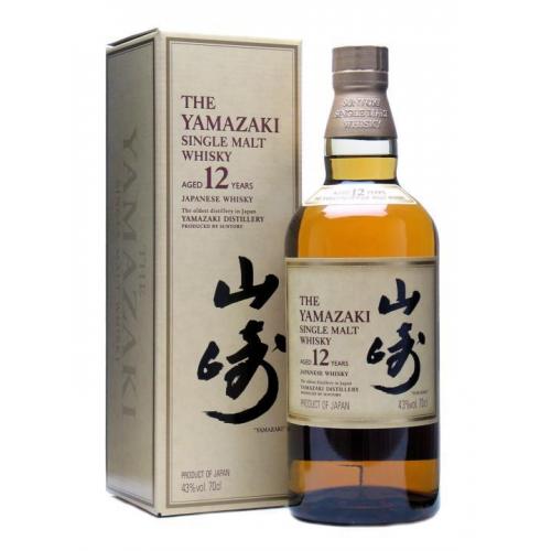 Suntory Yamazaki 12 Year Old Japanese Single Malt Whisky - 70cl 43%