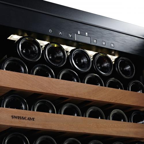 Swisscave Premium Edition Dual Zone Wine Cooler - 152-164 Bottle Capacity