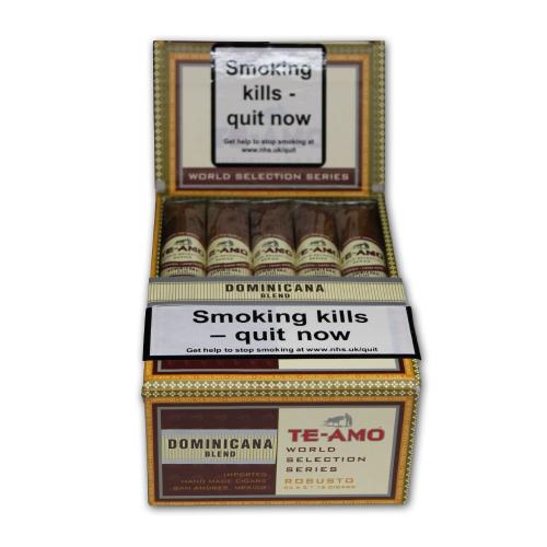 TeAmo World Selection Series Dominican Robusto Cigar 15s