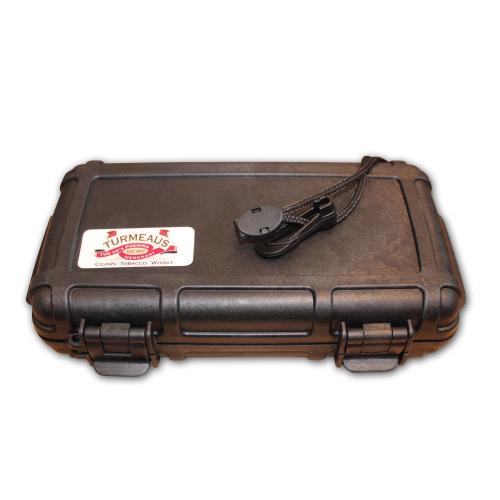 Turmeaus Crushproof Travel Cigar Humidor Case X5 - 5 Cigar Capacity