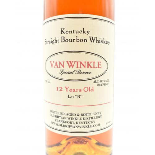 Old Rip Van Winkle 12 Year Old Kentucky Straight Bourbon - 75cl 45.2%