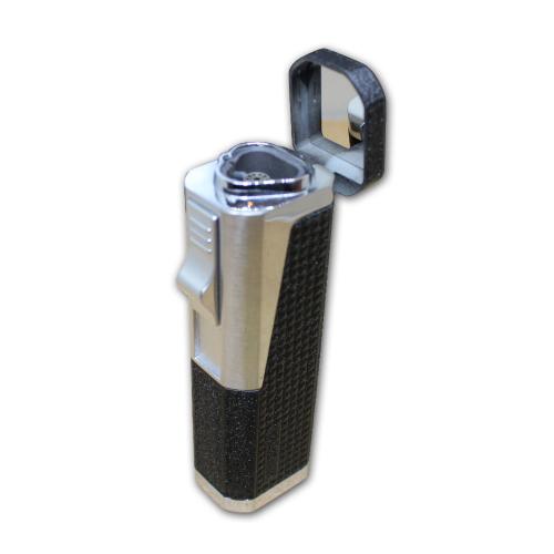 Vector Urbano Triple Jet Cigar Lighter - Matte Black Crackle