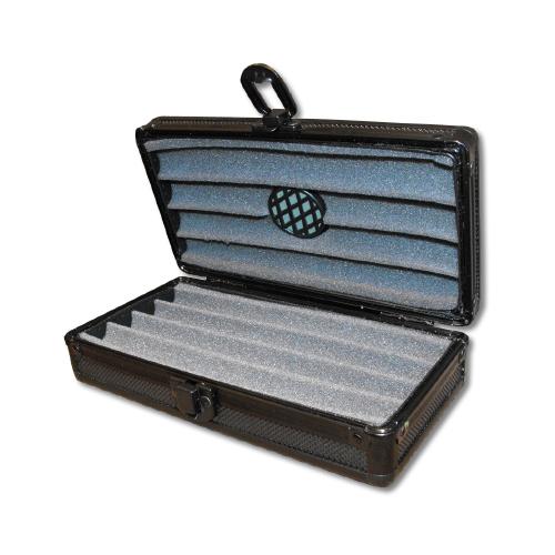 SLIGHT SECONDS - Vector Aluminium Travel Case  - 4 Cigar Capacity