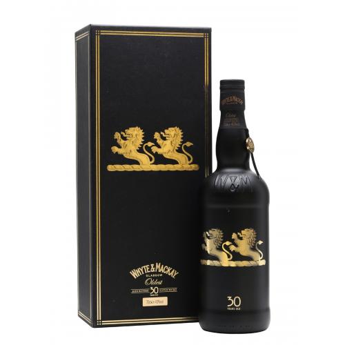 Whyte & Mackay 30 Year Old Blended Scotch Whisky - 70cl 40%