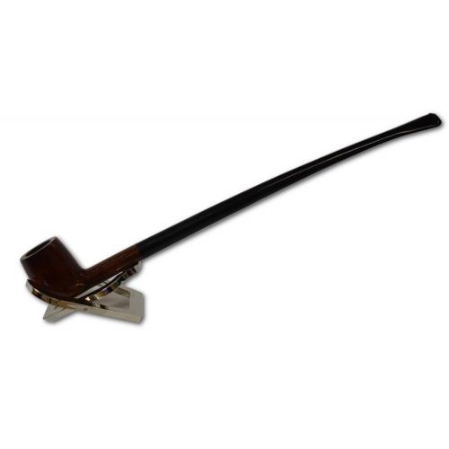 Wessex Deluxe Curved Fishtail Churchwarden Pipe (WED06)