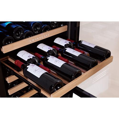 Swisscave Classic Cigar Cabinet Single Zone Wine Cooler - 47-52 Bottle Capacity