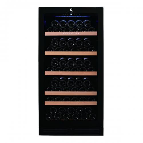 Swisscave Classic Cigar Cabinet Single Zone Wine Cooler - 111-131 Bottle Capacity