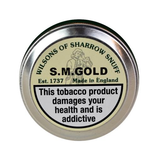 Wilsons of Sharrow Snuff - S.M Gold - Medium Tin - 10g