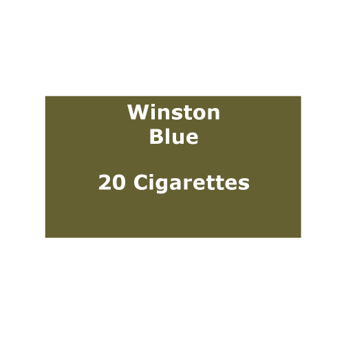 Winston Blue - 1 Pack of 20 Cigarettes (20)