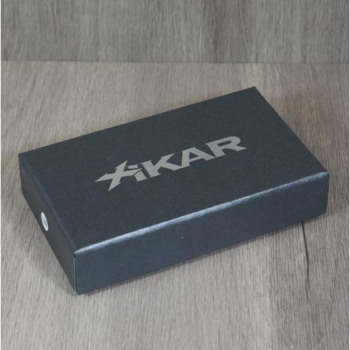 Xikar Forte Soft Flame Lighter with Punch Cutter - Gunmetal Houndstooth (G2)
