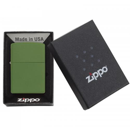 Zippo - Regular Moss Green Matte - Windproof Lighter