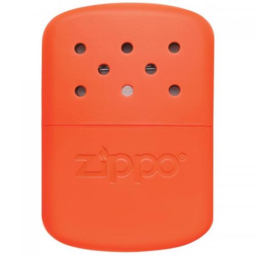 Zippo - 12 Hour Blaze Orange - Hand Warmer + 2 Free Replacement Burner Units