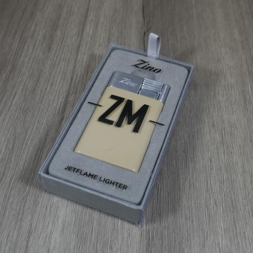 Zino ZM Jet Flame Lighter - Beige - (End of Line)