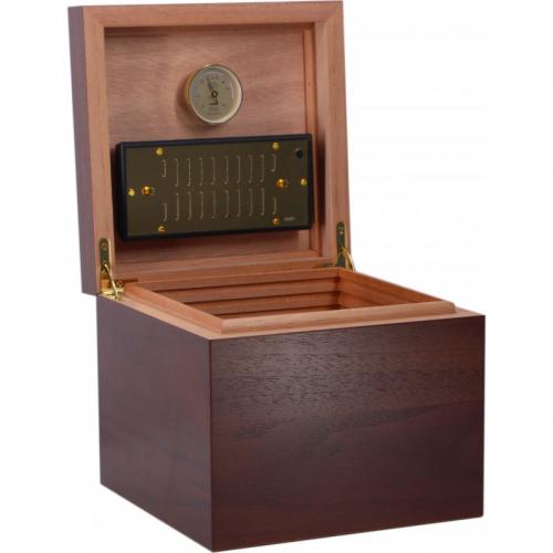 Adorini Vedado Walnut Cigar Humidor - 60 Cigar Capacity (AD045)